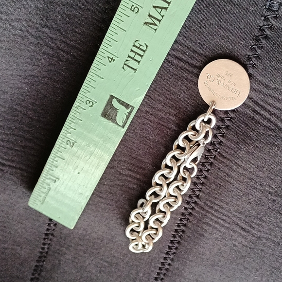 Tiffany and Co thick silver chunky chain bracelet - Picture 3 of 5